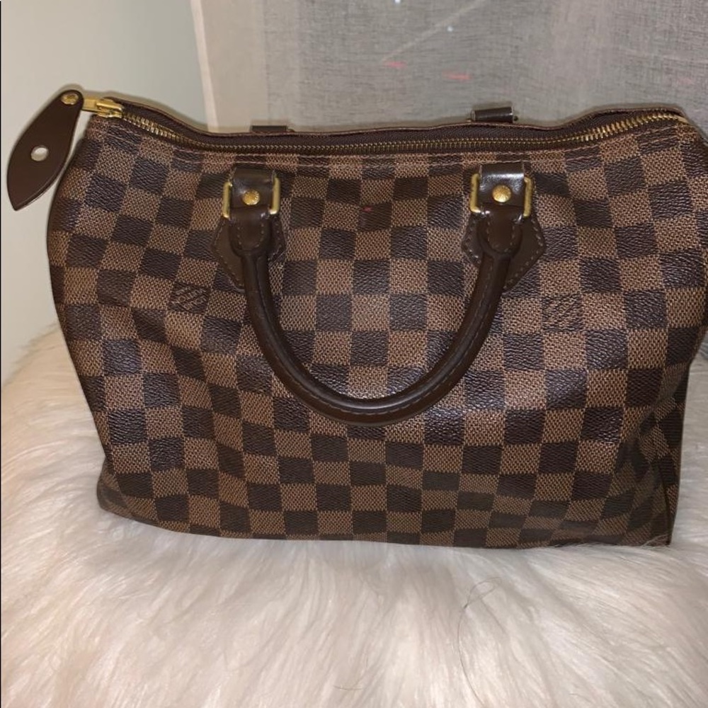 Louis Vuitton Damier Speedy 30 With Dustbag & Bag